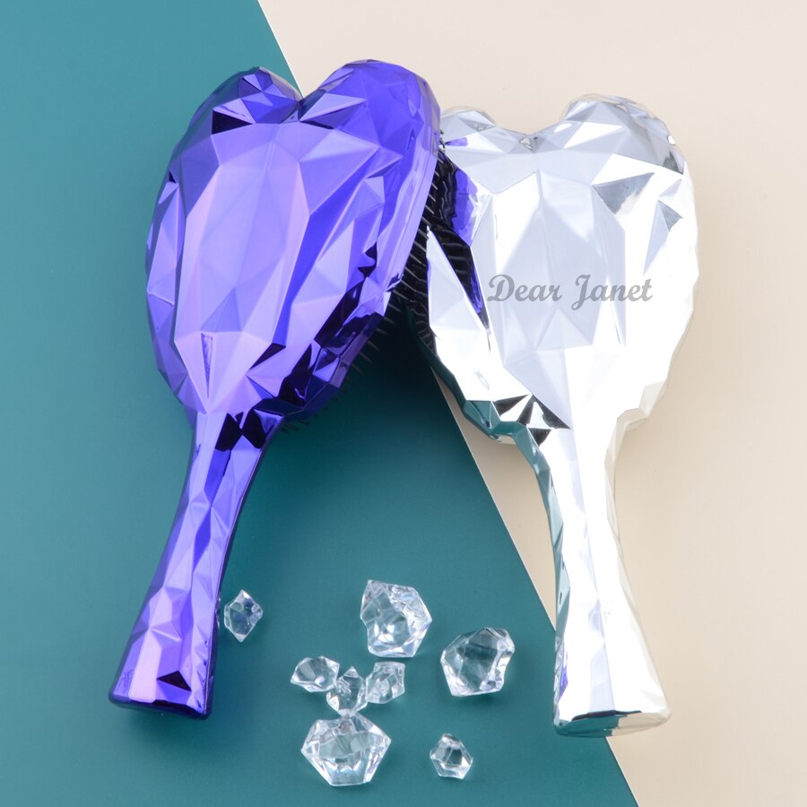 1pc Angel Detangler Hair Brush Handle Magic Anti-static Tangle Comb Massage Comb Smooth straight Hairdressing bright colors