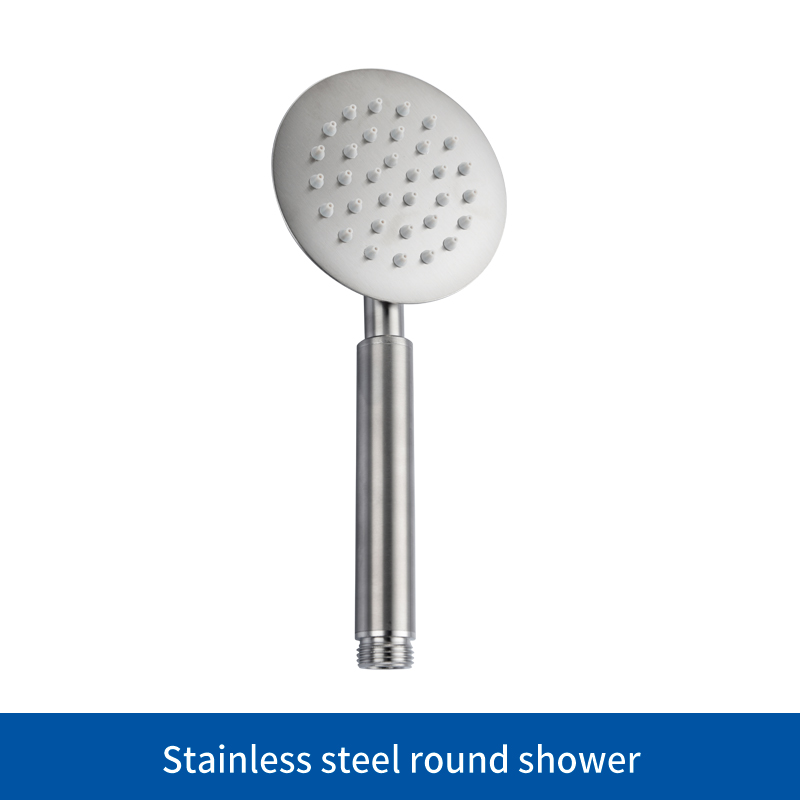 Stainless Steel 304 Hand Held Shower Brushed Nickel Finish Hand Shower Set High Pressure: Shower Only