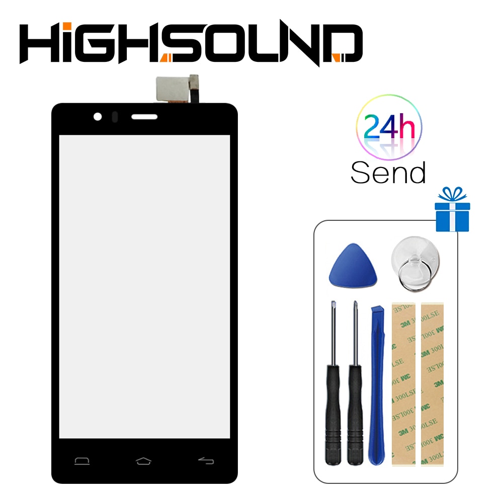 per BQ Aquaris E5 tocco schermo per BQ Aquaris E5 4G HD FHD E5.0 Vetro Dello Schermo di Tocco del Pannello Digitizer lente del Sensore