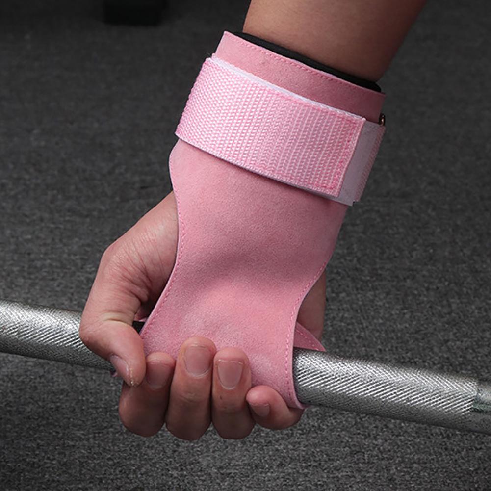 1 par kunstlæder skridsikkert håndgreb vægtløftning håndled håndflade beskyttelseshandsker sikkert og behageligt håndled
