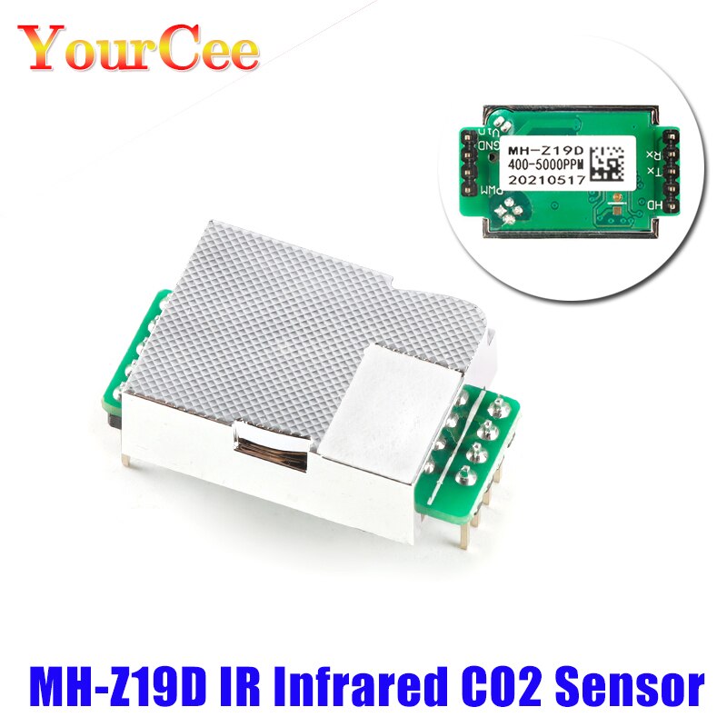 MH-Z19D CO2 Sensor Module Carbon Dioxide Gas Sensor for CO2 Monitor 400-5000ppm UART PWM Output