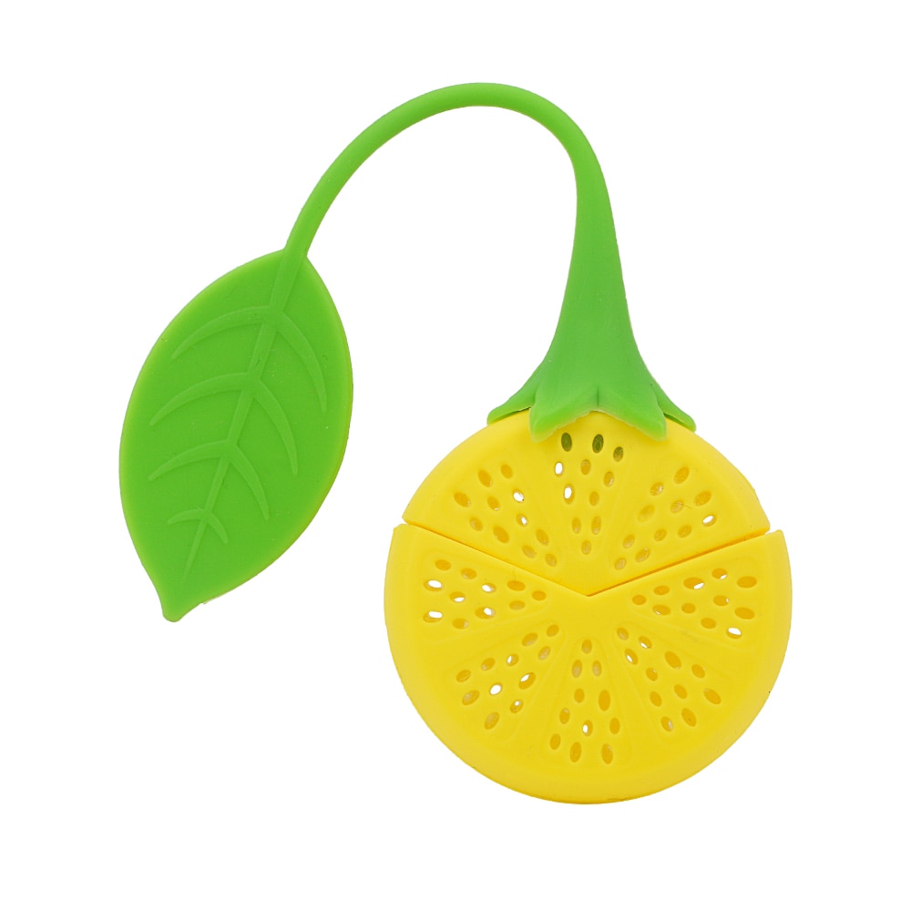 Tea Supplies Diffuser Tea Leaf Strainer Silicone Filter Tools Lemon High Temperature Resistance Herbal Spice