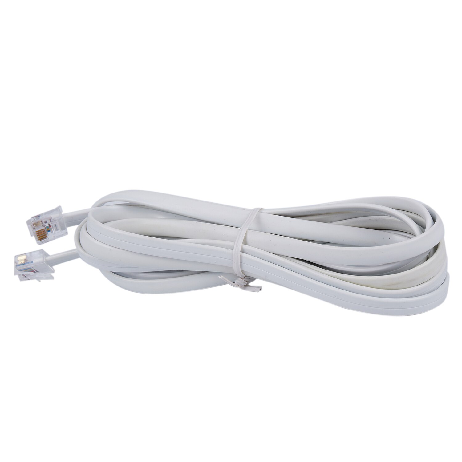 Câble de Ligne Téléphonique Mâle à Mâle 6P2C RJ11 5M
