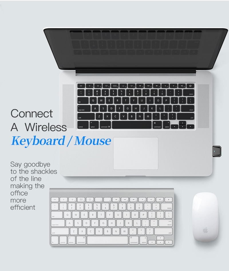 Bluetooth Usb Adapter Bluetooth 5.0 Zender Ontvanger Desktop Laptop Toetsenbord Printer Ontvanger Draadloze Adapter