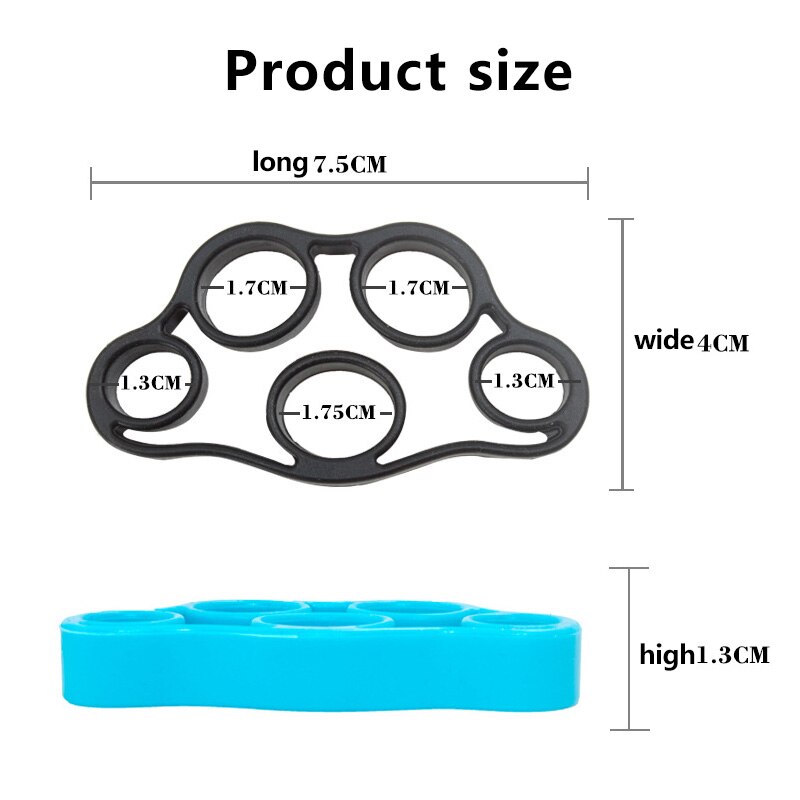 Silicone finger clip strength trainer resistance band hand shake wrist exercise stretching resistance finger trainer exercise fi