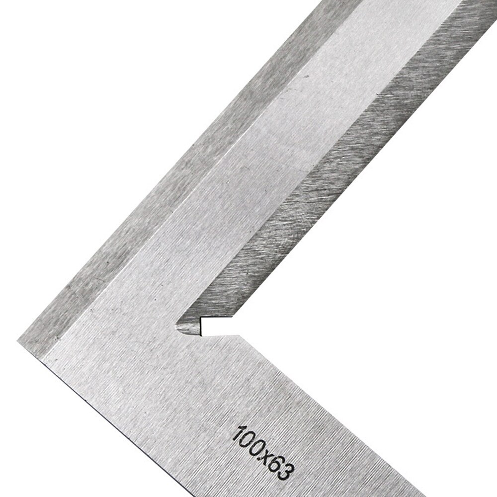 Règles à Angle droit de précision règle carrée en métal à 90 degrés outil de mesure du bois 100x63mm