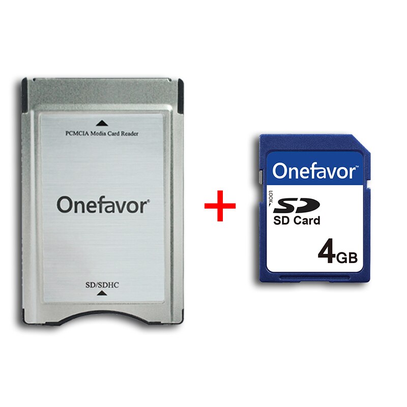 1 Gb 2 Gb 4 Gb 8 Gb Geheugenkaart Met Adapter Onefavor Pcmcia Sd Kaartlezer Voor Mercedes Benz MP3 Geheugen: Adapter and 4G Card