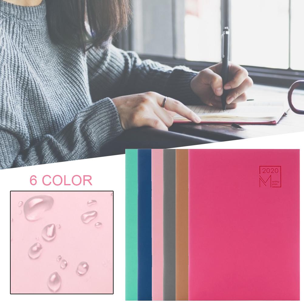 Daily Planner 24 Sheets Time Memo Notebook Organizer Agenda Planning Diary Leather Notebook School Office Stationary