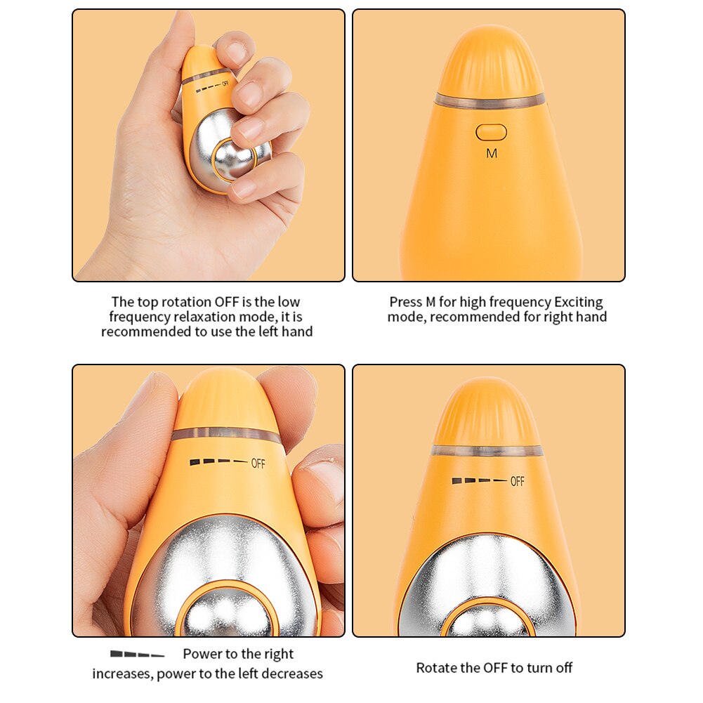 Usb Opladen Microcurrent Slaap Steun Apparaat Hand Houden Druk Relief Instrument Snelle Slaap Hypnose Instrument Relax Massager