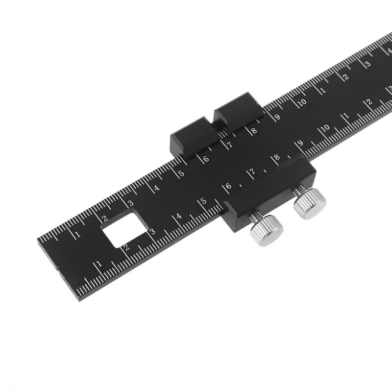 B2RB Woodworking T-Rule 6/8/12 Inch,Precision Precision Marking T-Square ,Aluminum alloy Positioning Scribing Gauge