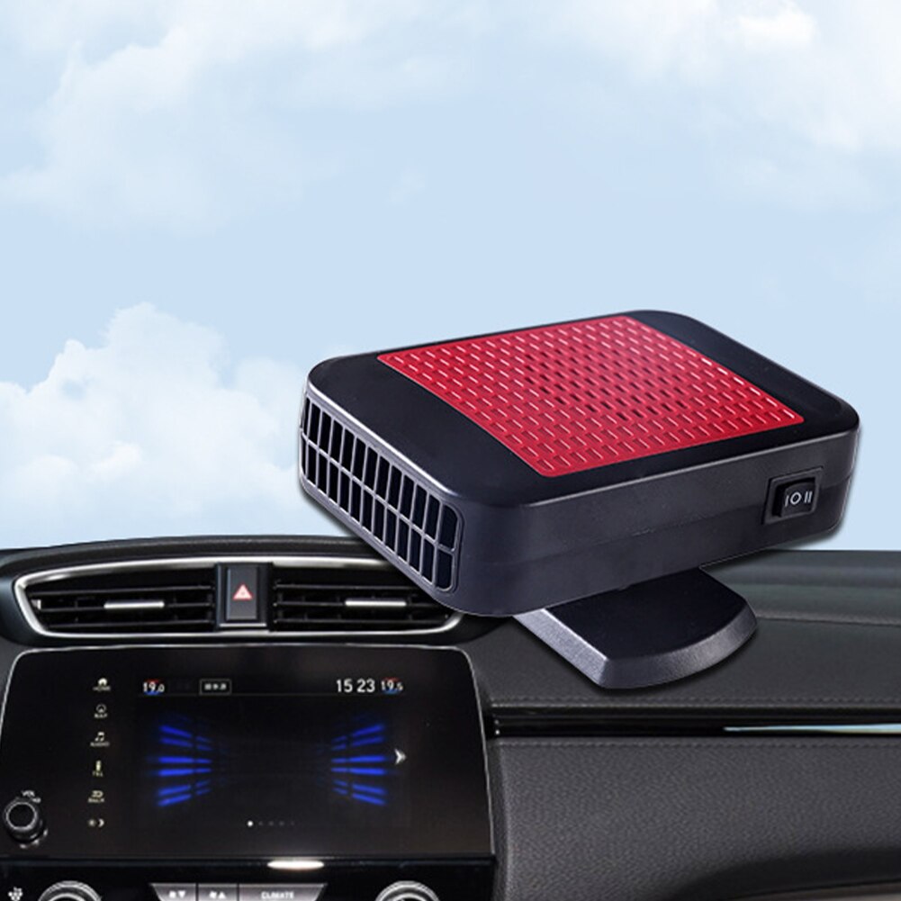 Car Heater 12V 24V Portable Electric Car Heater 2 Speed Heating Fan Windshield Defrosting Fan Car Lighter Demister Defroster