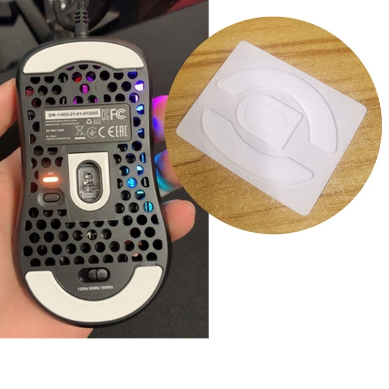 1 Pack Esports Tiger Gaming Ice Versie Mouse Skates Muis Voeten Voor Xtrfy M42 Muis Wit Glijdt Curve Rand