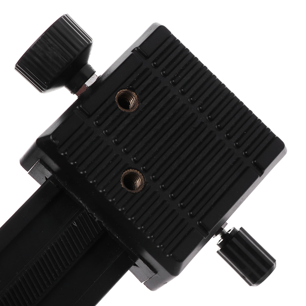 4-way Macro Instrument Focusing Rail Slider 1/4" Screw DSLR Camera Shooting Accessories Black for Canon