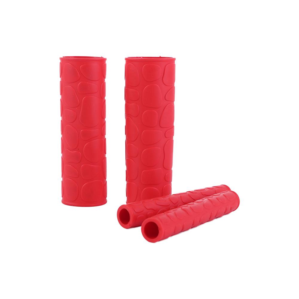 Funda de silicona para palanca de embrague, cubierta de agarre antideslizante, Protector de barra de goma, mango de freno, empuñadura de manillar de motocicleta