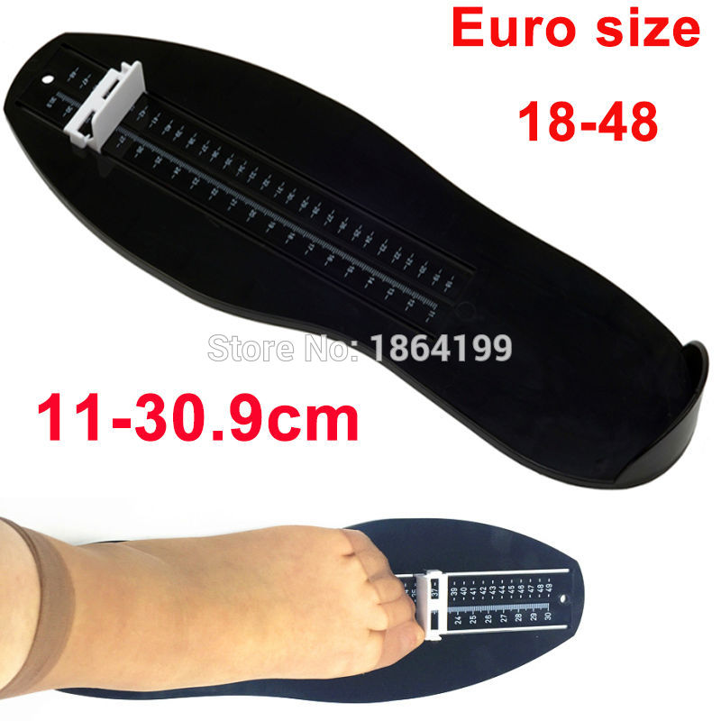 0-48 Euro size shoes caculator foot measure gauge Shoe Sizer Foot Measuring Device