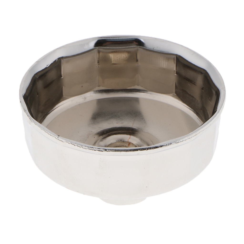 Oliefilter kop skruenøgle hus værktøjsfjerner hætte olierist, dia 66mm,14 riller, stål og forkromet, til toyota