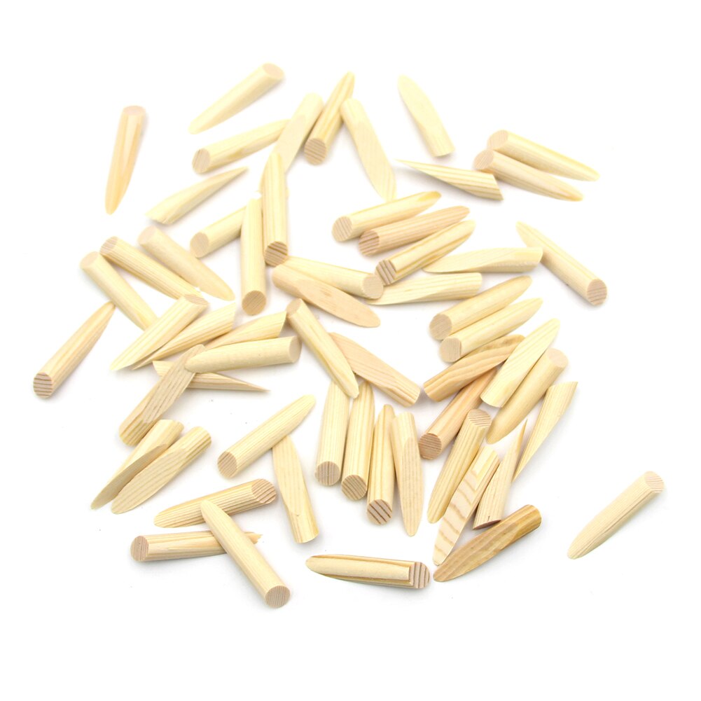 50 Uds. Mini tapones de agujero de bolsillo de madera maciza portátiles para carpintería accesorios de unión de muebles DIY para brocas de 9,5 MM