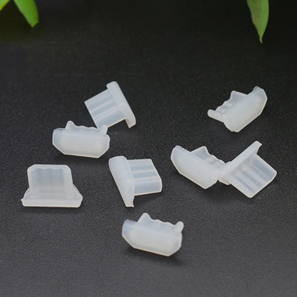 5Pcs Mini Anti-dust Silicone Micro-USB Phone Charger Dust Plug