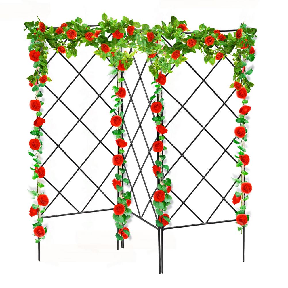 Anlage Unterstützung Rahmen Rostfrei Material robust Garten Dekoration Pavillon Kleine Topf Trauben Gestell Klettern Pflanze Stand Erhöhten Schuppen