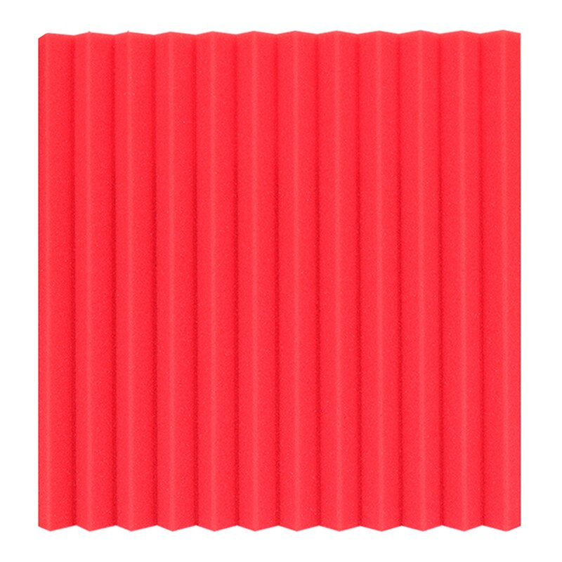 1PC Soundproofing Foam Fireproof Material Density Flame Retardant Sound Insulation Cotton Sound Absorbing Cotton: Red