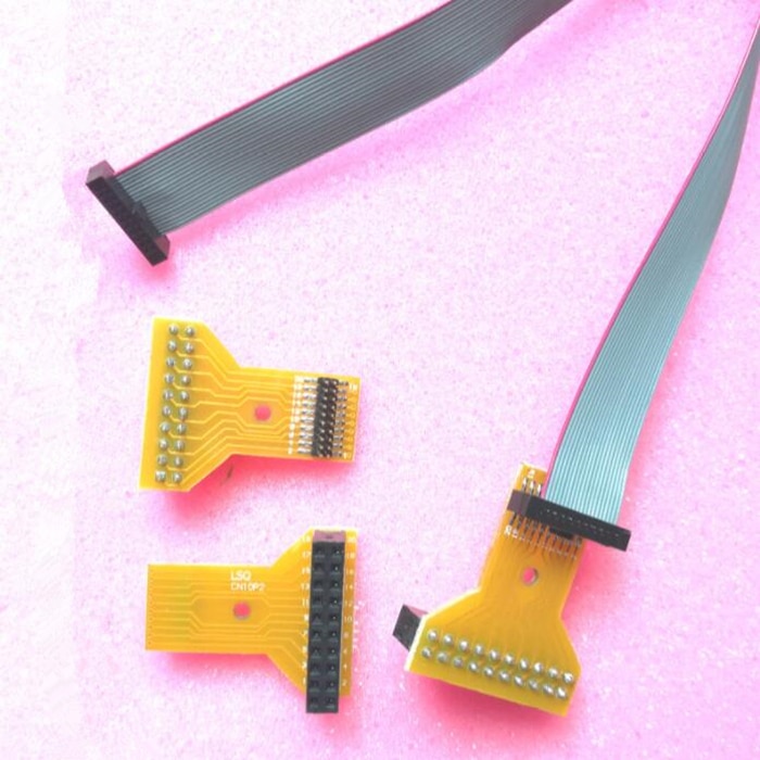 1.27mm naar 2.54mm adapter plaat/20pin adapter plaat/2.54 vrouwelijke adapter pin met kabel J-LINK