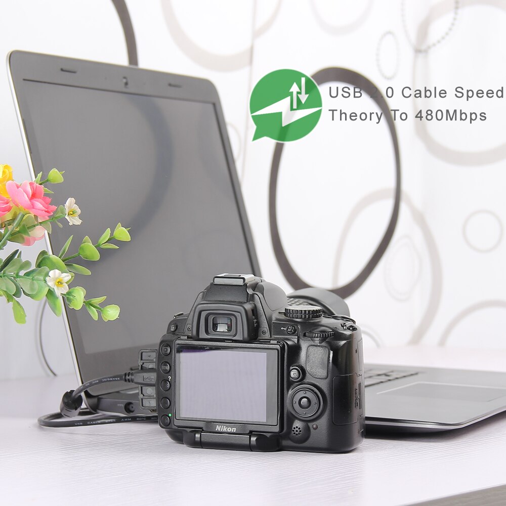 Zhenfa Chargeur câble USB pour Appareils OLYMPUS VG160 VG140 VR360 VR330 VR310 FE280 FE4050 VG170 VG120 VG130 VH210 FE5040 VH410