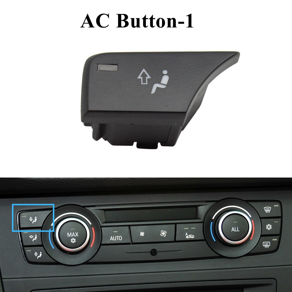 Auto Heater Climate Control Fan Volume Airconditioning Knop Luchtcirculatie Knop Voor Bmw 1 3 X1 X3 E81 E90 e91 E92 E84 F25: Button-1
