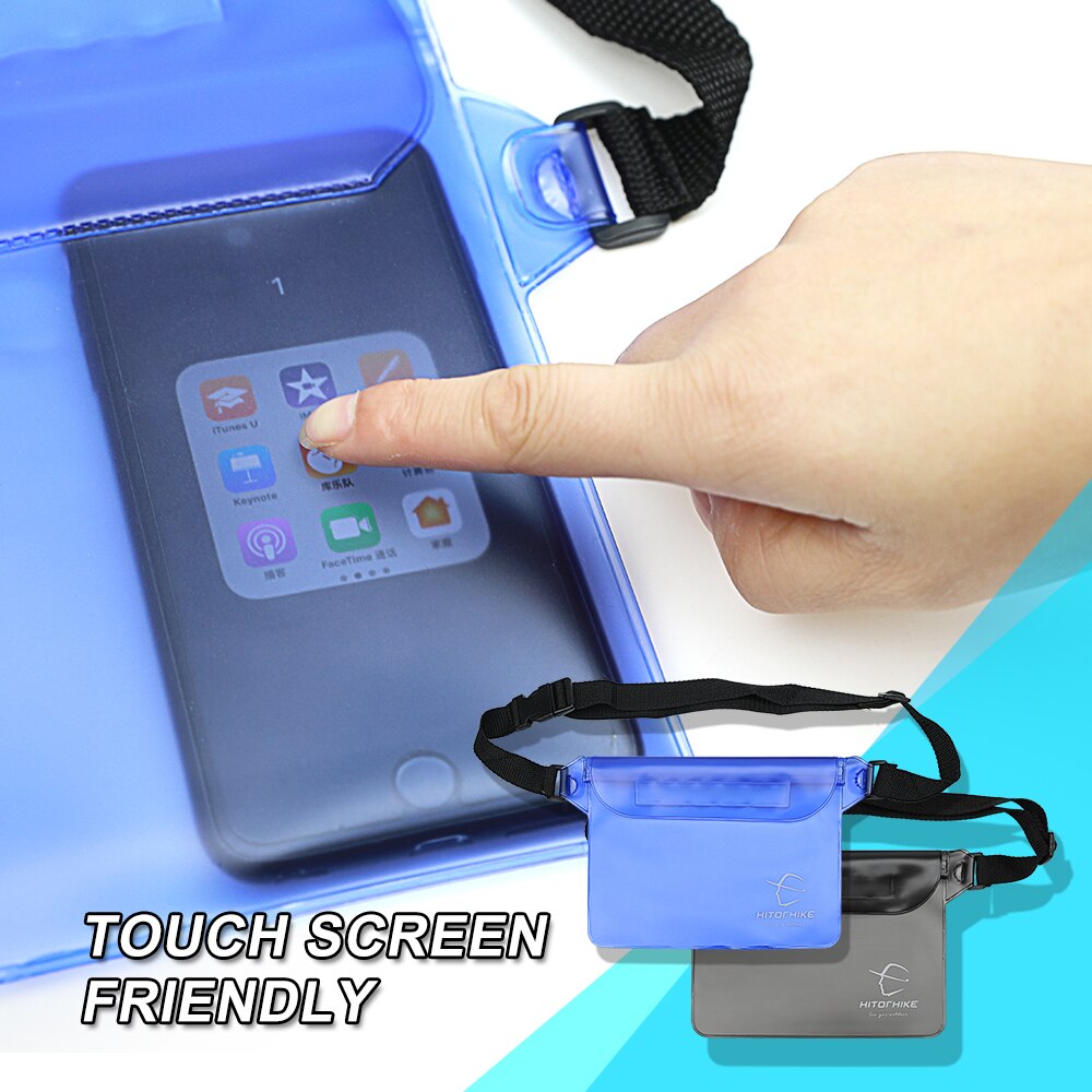 Canoa flotante para exteriores, kayak de acampada, resistente al agua para cosas bolsa seca impermeable, natación y fotos bajo el agua, 1 Uds.