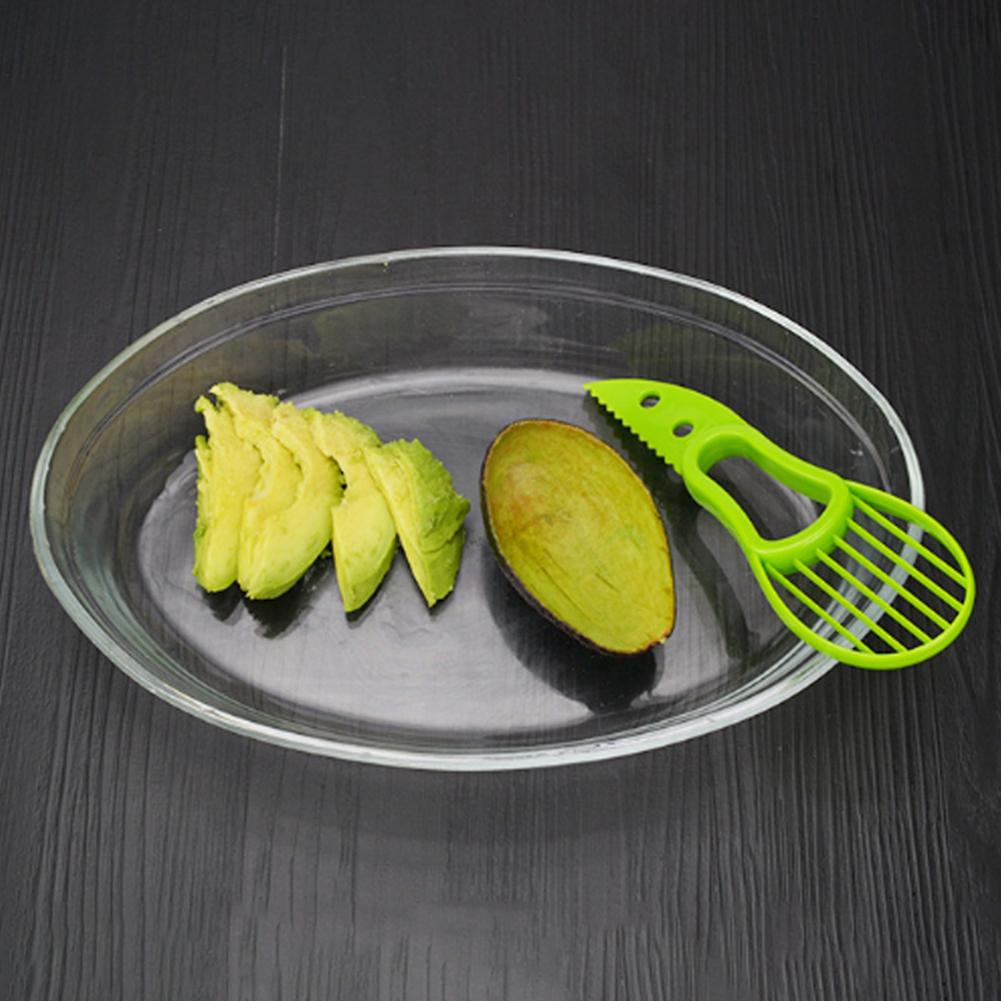 3 In 1 Avocado Dunschiller Multifunctionele Duurzaam Avocado Slicer Cutter Fruit Groente Splitter Keuken Gereedschap En Veilig