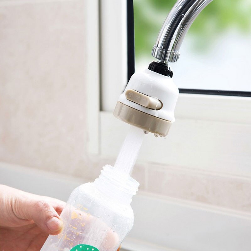 3 Modes Faucet Water Booster Shower Extender Kitchen 360 Rotating Filter Nozzle Saver Moveable Tap Head Sprinkler Spatter Spray