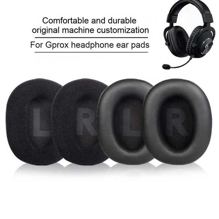 Almohadillas de repuesto para auriculares Logitech G Pro X, accesorios de funda para auriculares