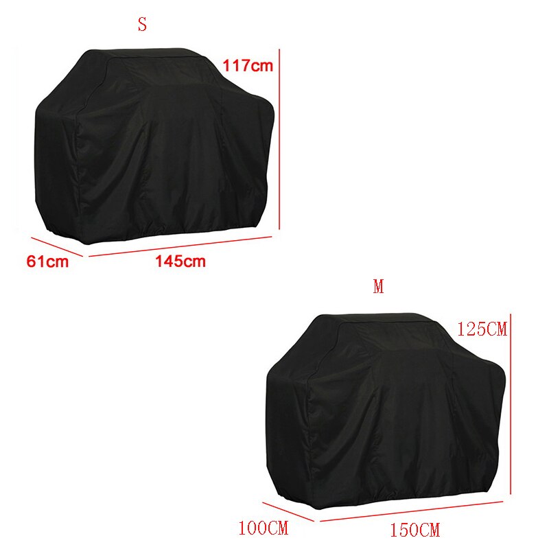 BBQ Cover Weber Heavy Duty Outdoor Black Waterproof Grill Cover ...