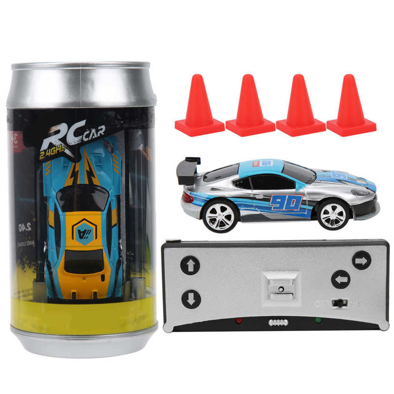 Mini Rc Auto Met Kan Box Power Inductie Vier-Weg Afstandsbediening App Dual Mode Kind Speelgoed Model Racing auto: Zilver