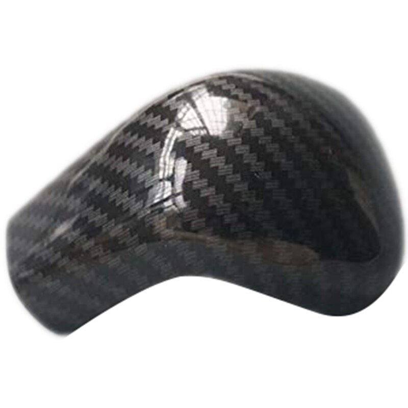 Carbon Fiber Print Gear Shift Knob Cover Trim for Toyota Camry Avalon Corolla Hatchback