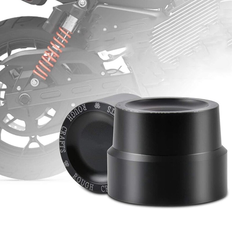 Motorrad Hinterachse Abdeckung Kappe murmeln Bolzen Bausatz Achse murmeln Abdeckung Deckel einstellen für Sportster XL 883 1200 Dyna touren V-Stange Softai