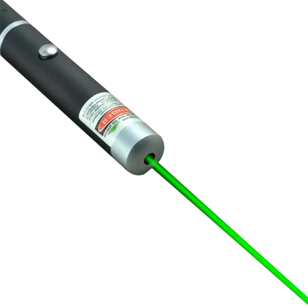 5mw poderoso ponteiro laser lottomr caneta luz lápis verde/vermelho roxo dot caça óptica 405/530/650nm baterias embutidas: Green
