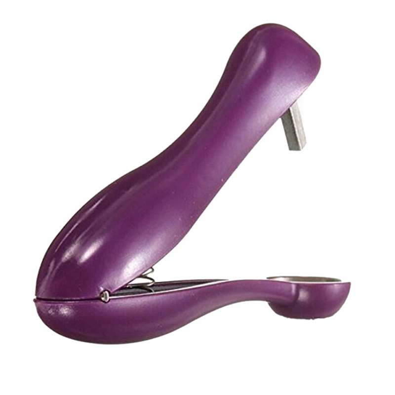 Picadora de cereza de Plástico Morado para el hogar, herramientas para verduras, accesorios de cocina para el hogar, 1 unidad