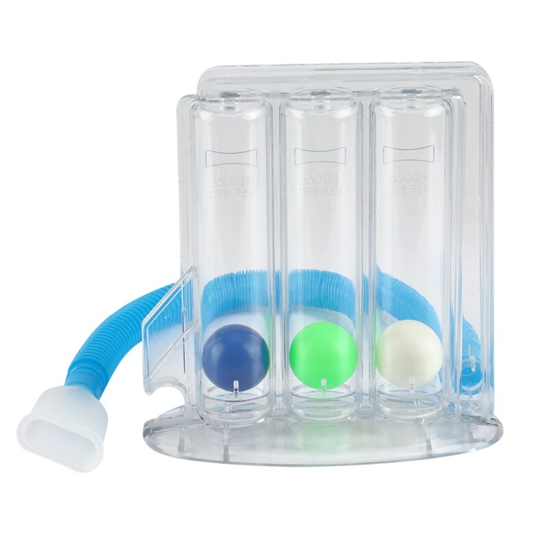 3-Ball Instrument Breath Training Student Vital Capacity Training Body Measuring Lung Function Exercise Device
