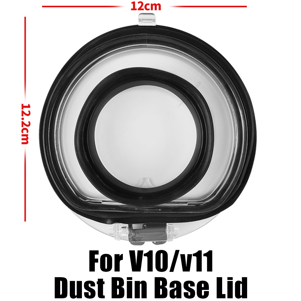 Bague d'étanchéité supérieure fixe et couvercle de Base pour aspirateur Dyson V6 V7 V8 V10 V11 V15, pièce de rechange pour tasse à poussière: vert militaire