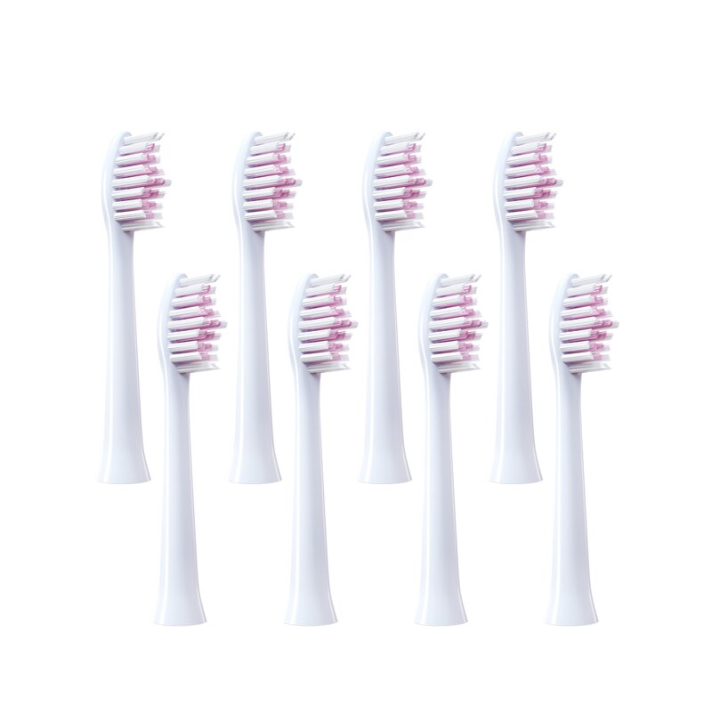 einstellen Zahnbürste Köpfe Ersatz Für BAIR X1S/G1/G20 Rosa Clever Elektrische Ersetzen Zahnbürste Reinigen Pinsel Köpfe Zahn pinsel: 8Stck-Rosa