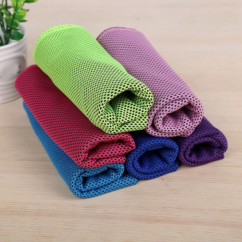 Toalla deportiva portátil de microfibra de secado rápido, toalla de deporte al aire libre para Fitness, Fitness, rápido, Toalla helada, Yoga