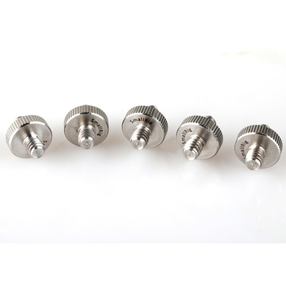 Smallrig 1/4 "Tot 1/4" Schroefdraad Dubbele Hoofd Stud Rvs Schroef, Pack Van 5 - 1879