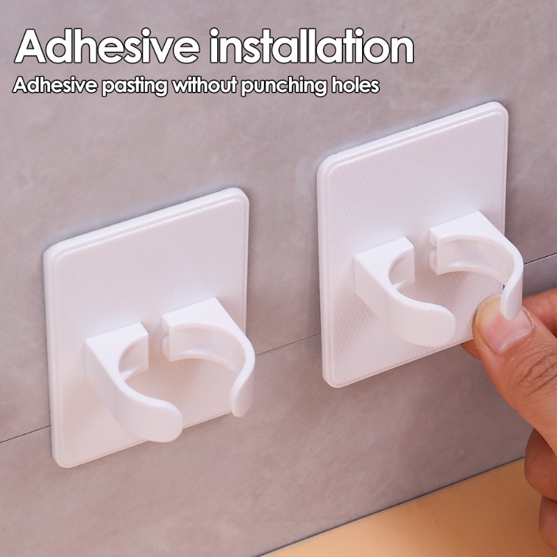 Soporte para peine montado en la pared, organizador de pared para baño, soporte de almacenamiento para cepillos de pelo para el hogar, estante para secador de pelo, 5/1 Uds.