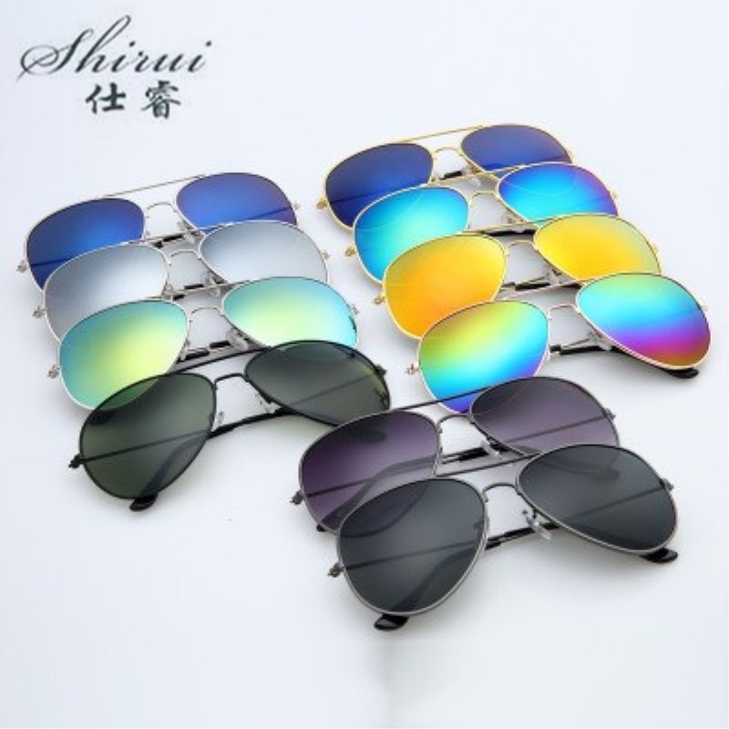 Mannen Classic Pilot Zonnebril Aluminium Frame Zonnebril Voor Mannen Rijden UV400 Bescherming Anti-Reflecterende Blauw Zilver Goud