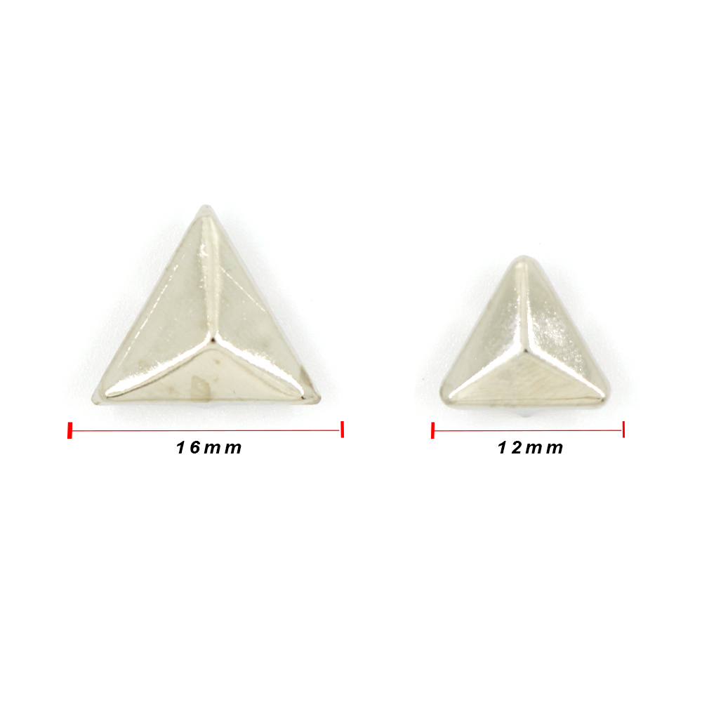 100Pcs Metal Rivets Bronze Three Claws Spikes For Punk Leather Spikes Studs Nailheads Rivets For Shoes Clothes Bag Belt