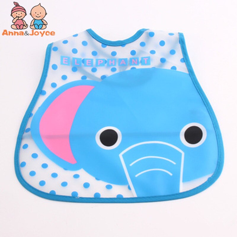 30 pz/lotto all'ingrosso! Bavaglini per bambini impermeabile elefante cartone animato bavaglini per bambini marchio abbigliamento asciugamano accessori per bambini
