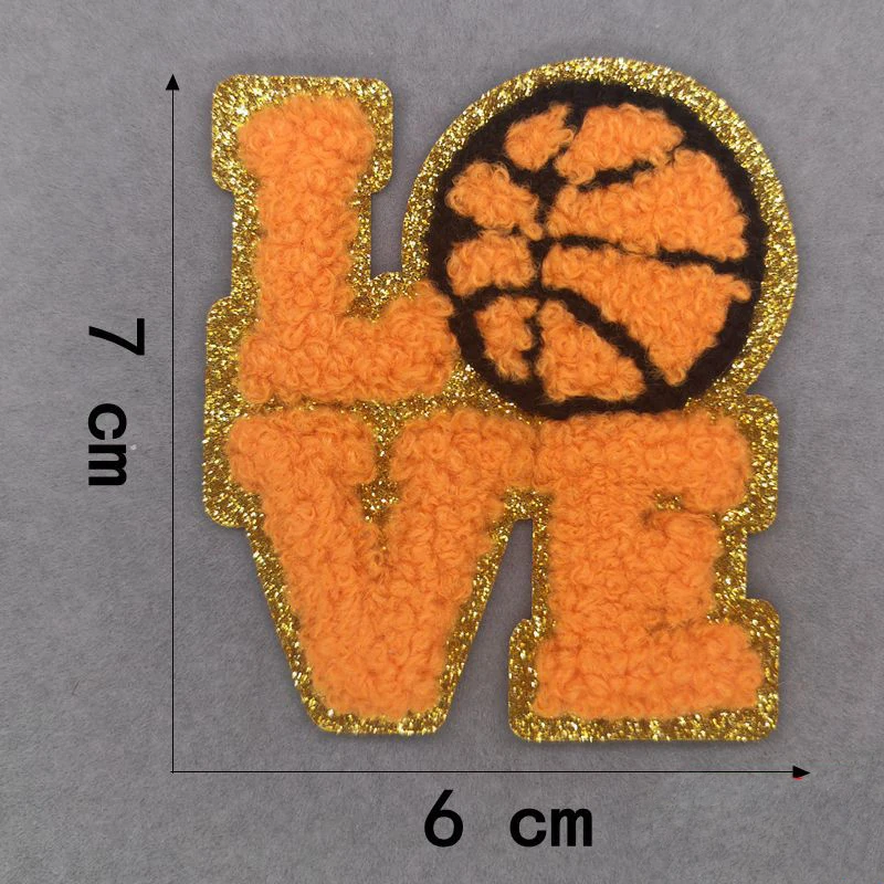 Sport Carnaval Voetbal Basketbal Honkbal Embleem Kleding Accessoires Badge Borduurwerk Sticker Strijkijzer Patches