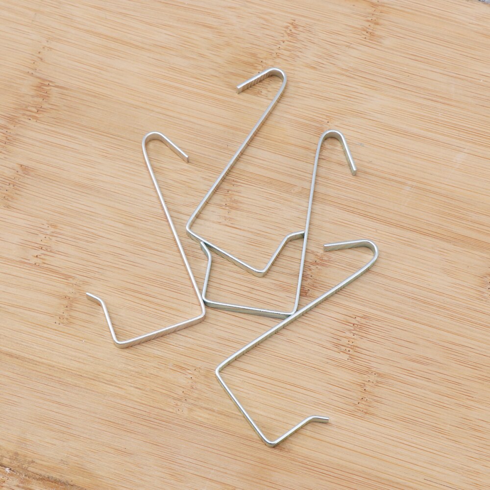 52Pcs Blue Iron Door Back Hooks Multifunctional Traceless Over the Door Hanger for Wall Storage Bag Pocket Hanging Bag