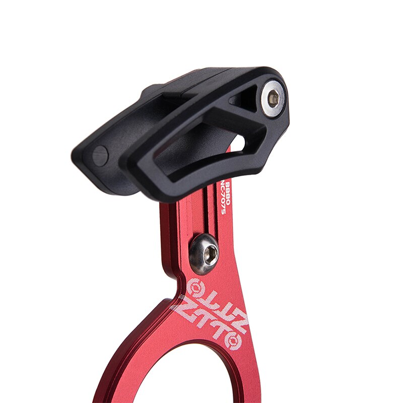 Guía para cadena de bicicleta CNC, sistema ISCG 03 ISCG 05 BB, montaje rojo/negro