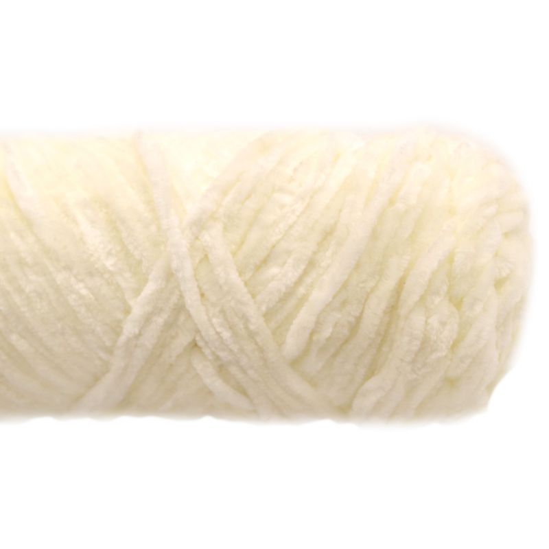 Fil Chenille en velours pour tricot à la main, fil de Crochet en fausse laine, moyen et épais, bricolage, écharpe artisanale, pull, fournitures de tricot: 1